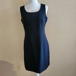Dress Barn Women's Black Sheath Dress Sz 8